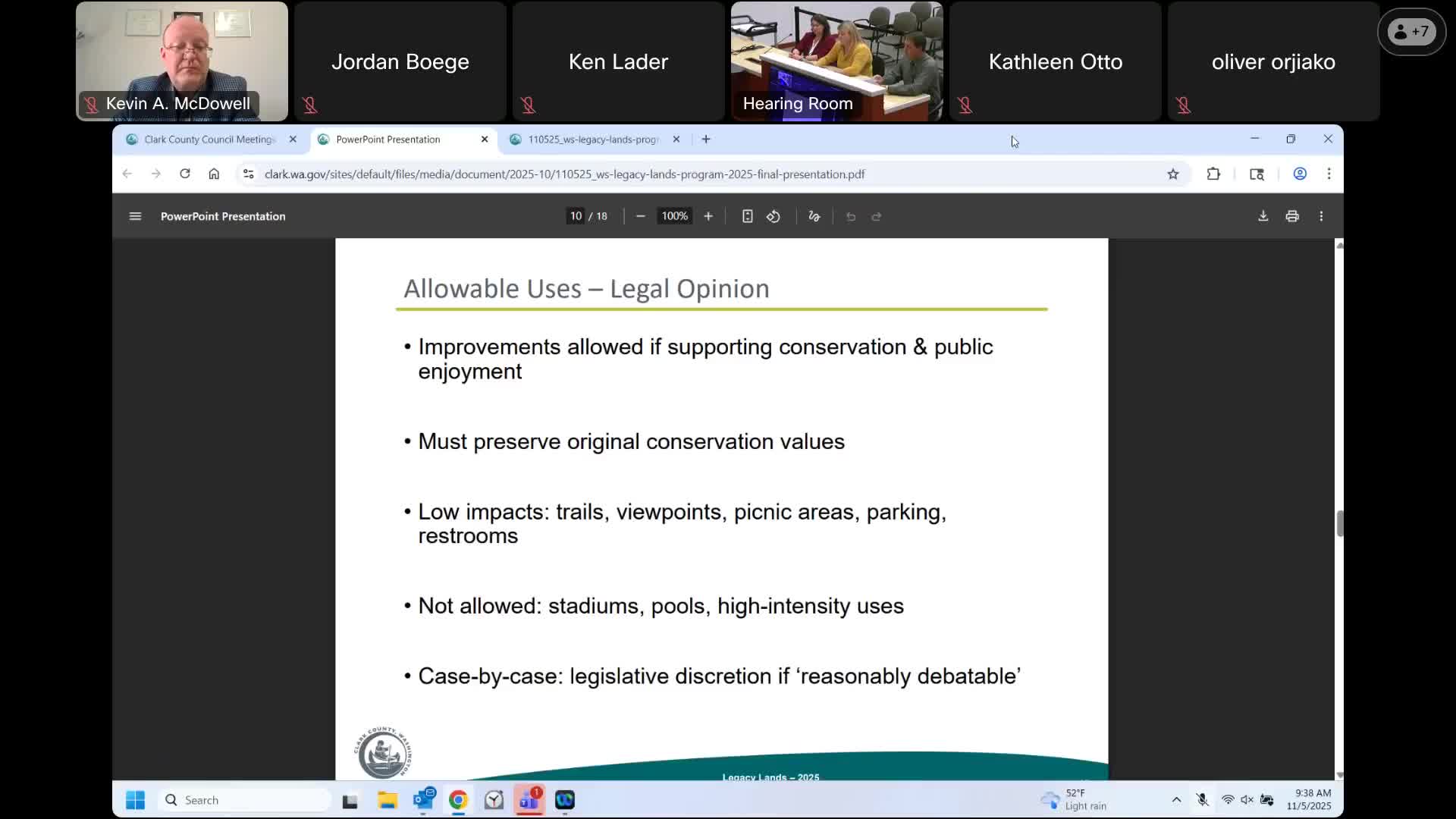 County seeks council input on allowable uses for properties bought with Conservation Futures funds