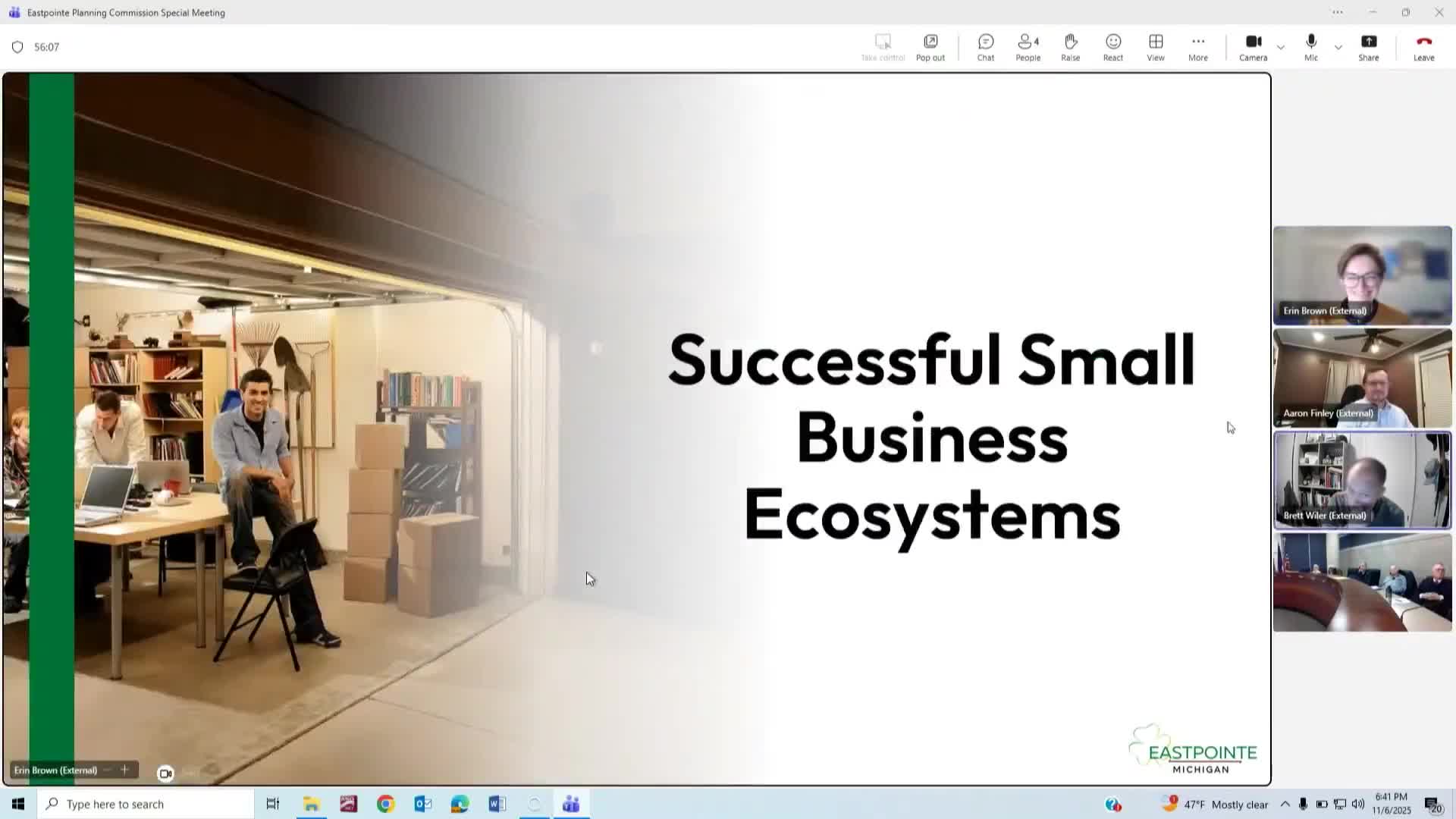 Consultant outlines components of a small-business ecosystem for Eastpointe – Citizen Portal AI