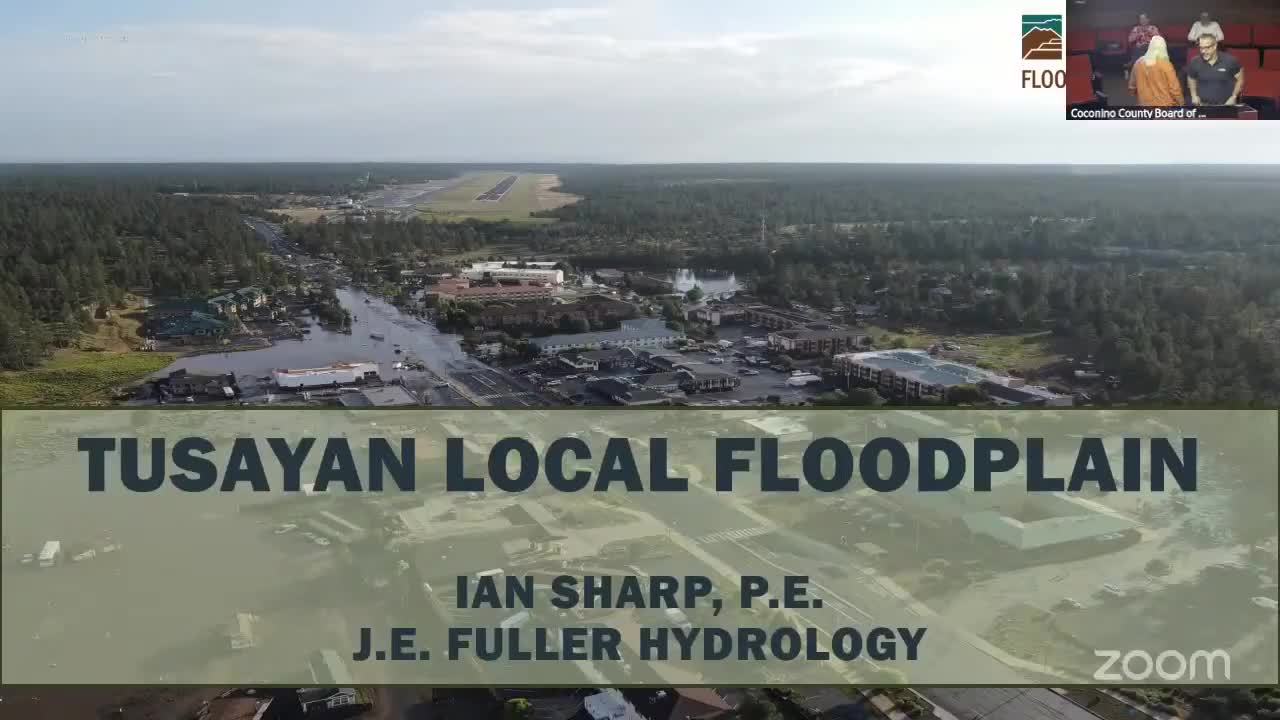 County consultants propose new local floodplain map for Tusayan, recommend ordinance change