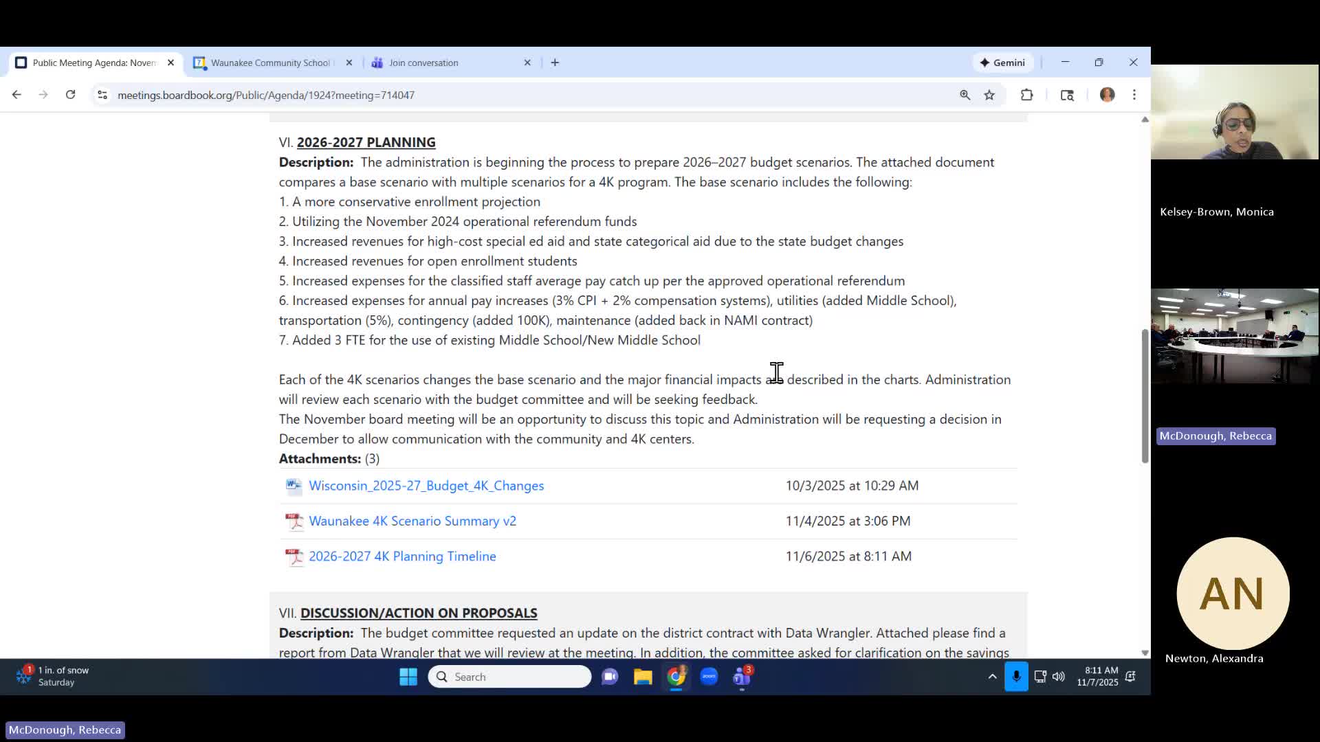 Waunakee budget committee weighs offering higher per-student payment to retain 4K partners after state program change
