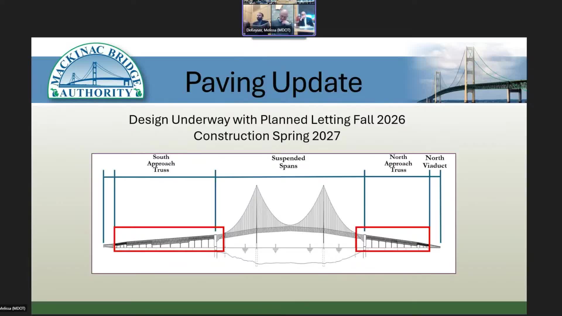Paving contractor files claim after bridge paving ran past completion date, authority schedules review