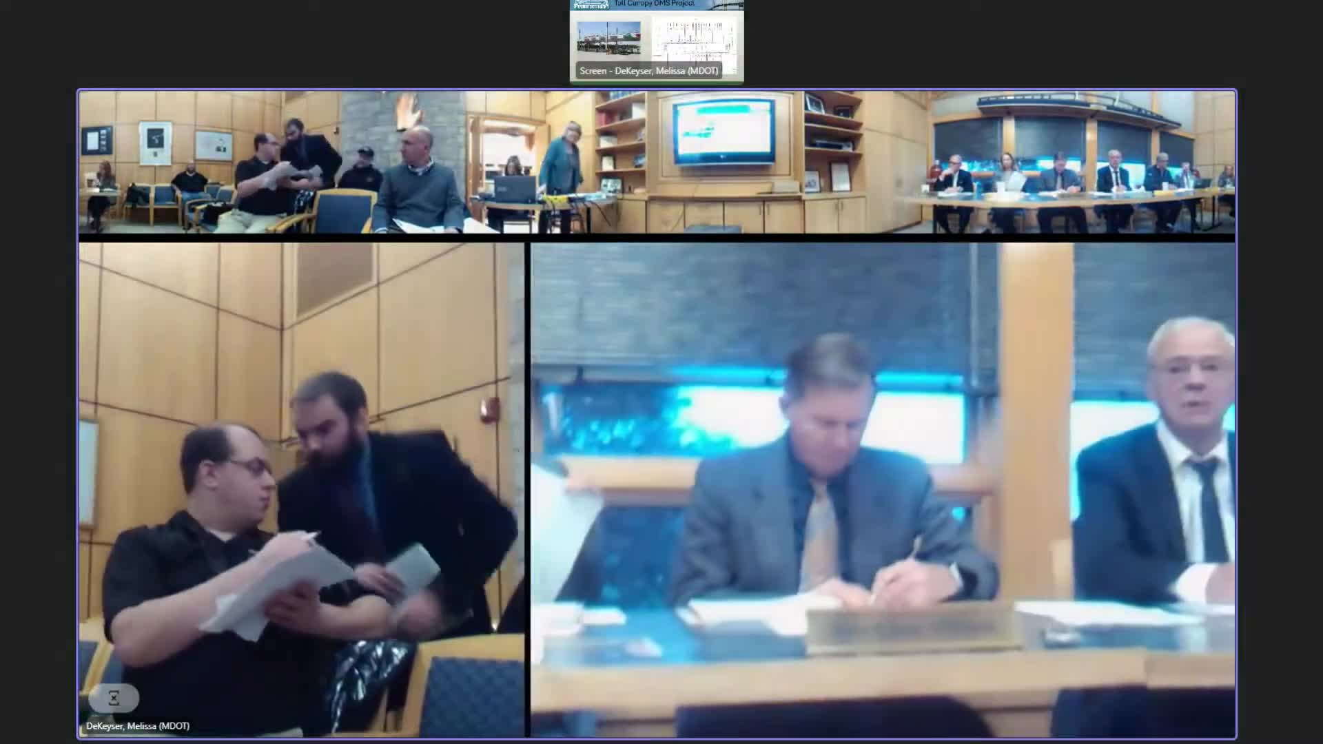 Authority advances replacement of aging toll canopies and message boards, plans spring construction