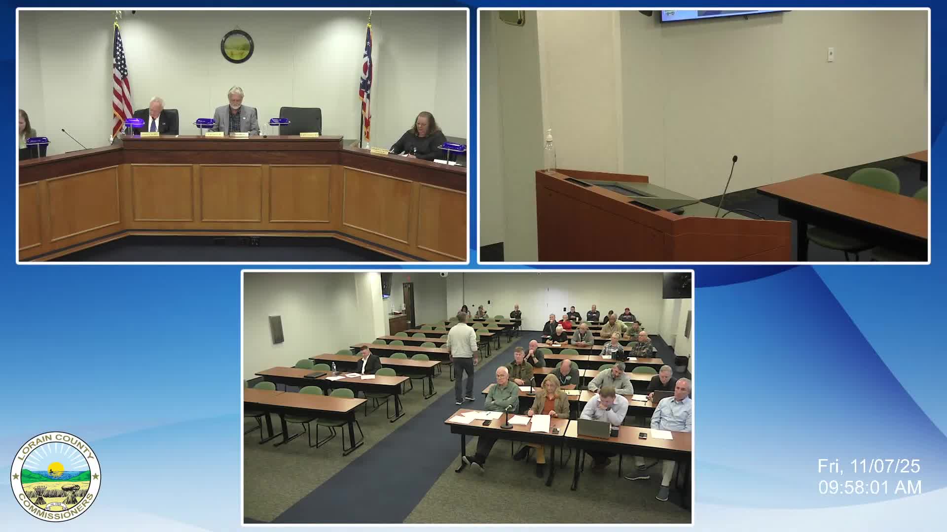 Lorain County commissioners: failed quarter‑percent levy forces tighter budget talks and service risks