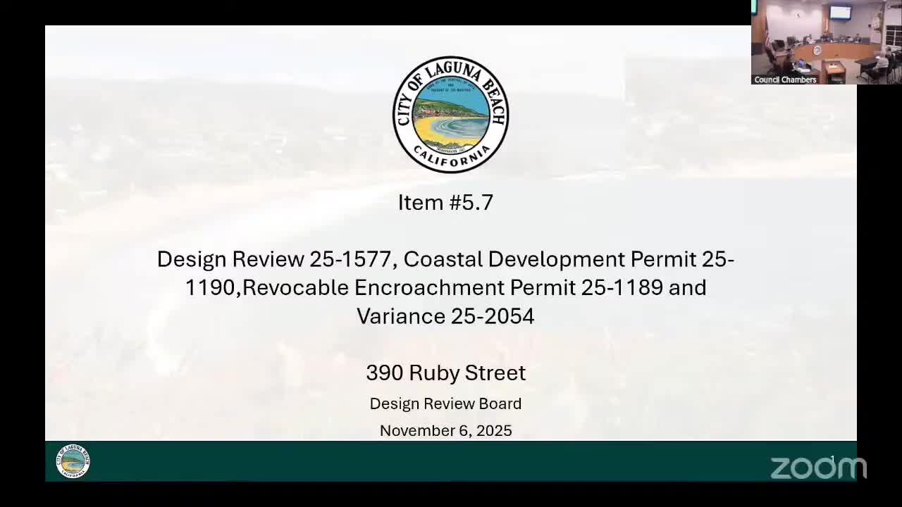 Board approves addition and ADU at 390 Ruby Street with conditions on siding, A/C location and trellis removal