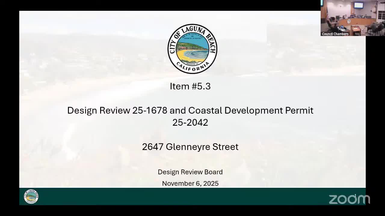 Board continues 2647 Glen Eyrie Street after extensive neighbor concerns about deck, parking and ADU rules