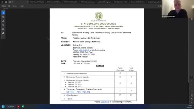 TAG approves meeting agenda and three sets of previous minutes by voice vote