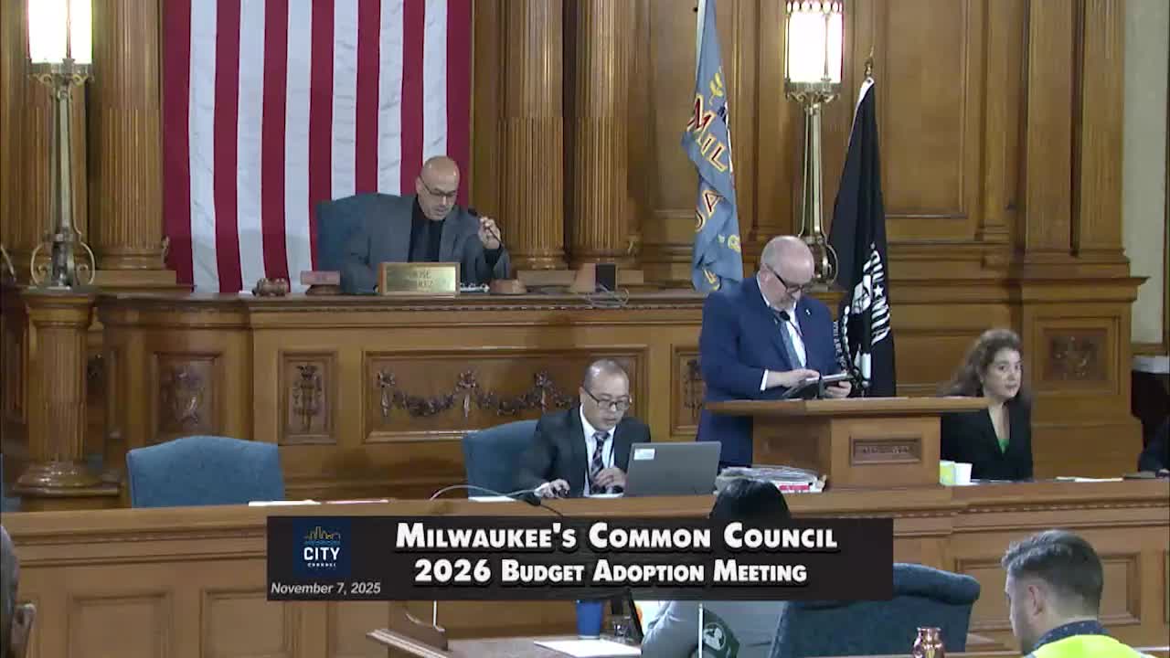 Milwaukee Common Council adopts amended 2026 budget after weeks of debate