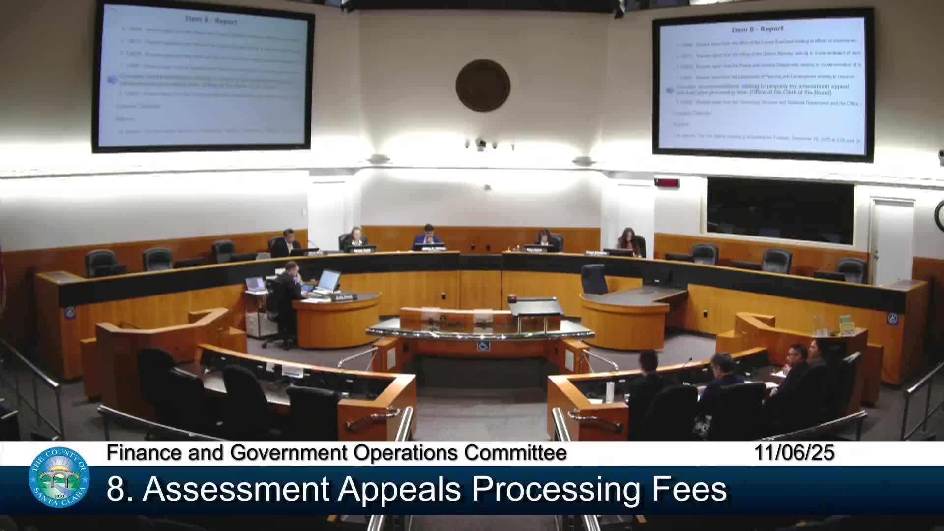Clerk proposes nonrefundable processing fee for property tax assessment appeals; committee asks for more data