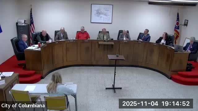 Columbiana submits OPWC application for Middle Street sewer project