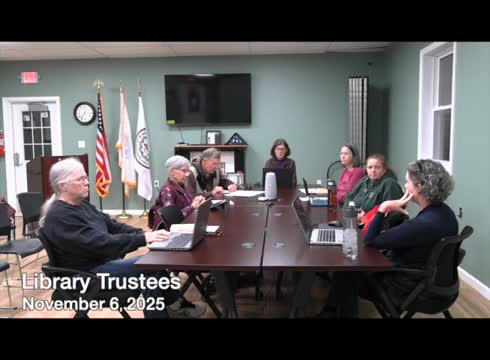 Trustees plan RFP for lower-level renovation; mold remediation quote submitted to town insurance