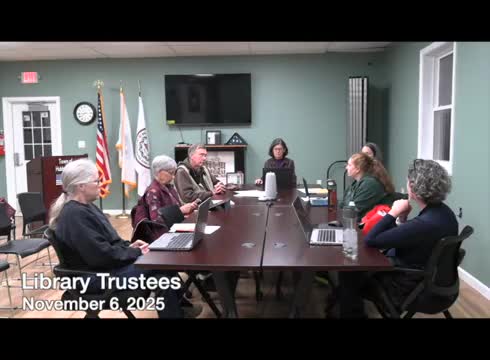 Trustees review Friends group progress, scholarship rubric and policy updates