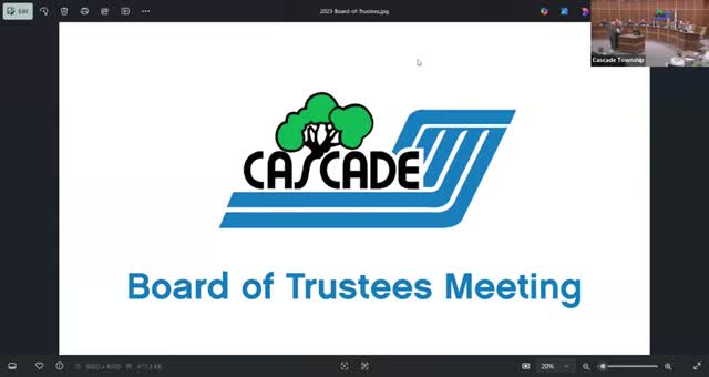 Cascade Township introduces major zoning overhaul after extended public comment; board schedules extra work sessions