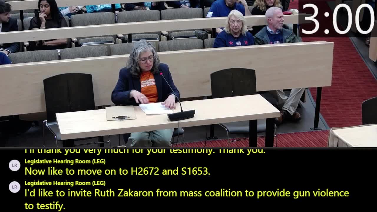 Supporters tell committee Massachusetts should let victims sue gun‑industry actors; opponents warn of overreach