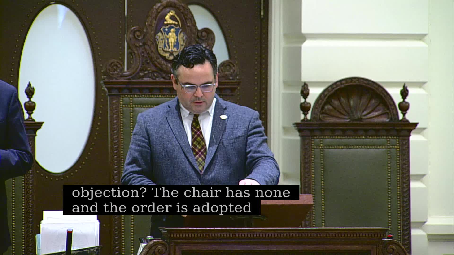 Senate adjourns in memory of Wayne T. Laundry of South Boston