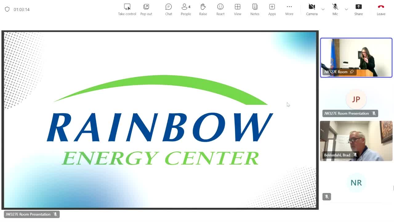 Rainbow Energy Center pitches coal‑park model, carbon capture and data‑center growth at Coal Creek Station briefing