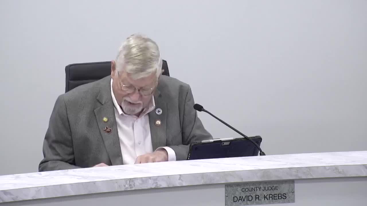 San Patricio commissioners approve equipment purchases, budget transfers and personnel actions; declare local disasters
