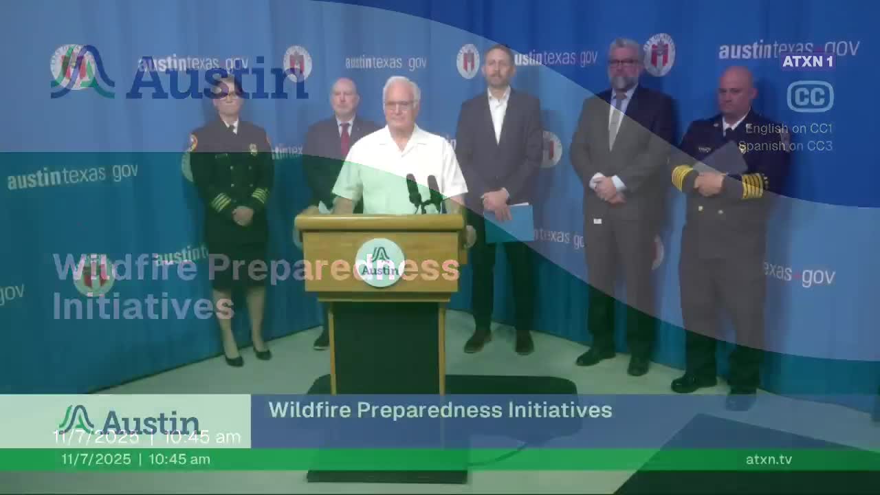 Austin and Travis County urge residents to prepare as wildfire risk rises