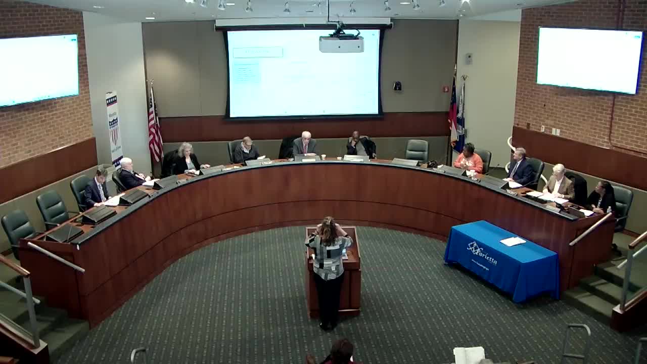 Marietta awards $2.396 million contract to replace 8,700 feet of water main, approves related easements