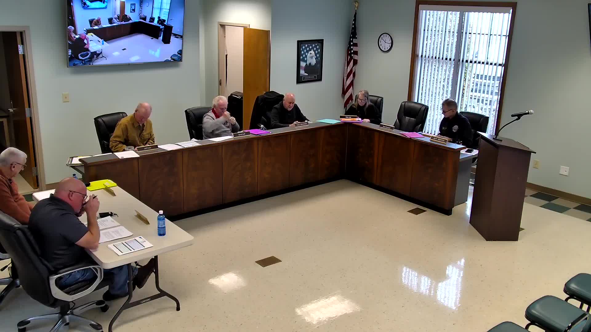 Playground opens at township park; trustees approve applying for federal LWCF restroom grant