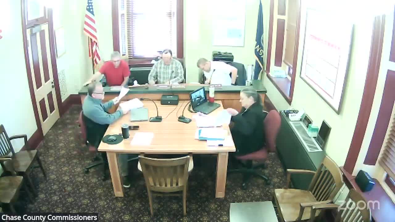 Chase County completes election canvass, approves road agreement, and switches employee health plan to UnitedHealthcare