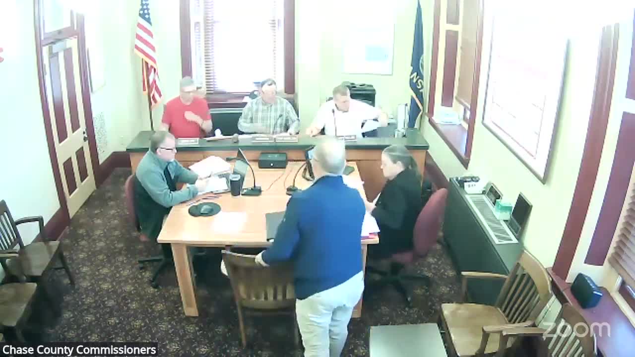 Chase County reviews workers' compensation history, asks insurer for comparable quote