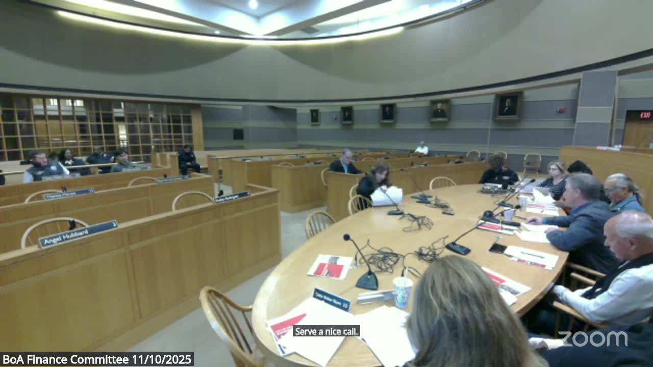 Committee recommends pre‑ordering five fire apparatus to offset multi‑year lead times