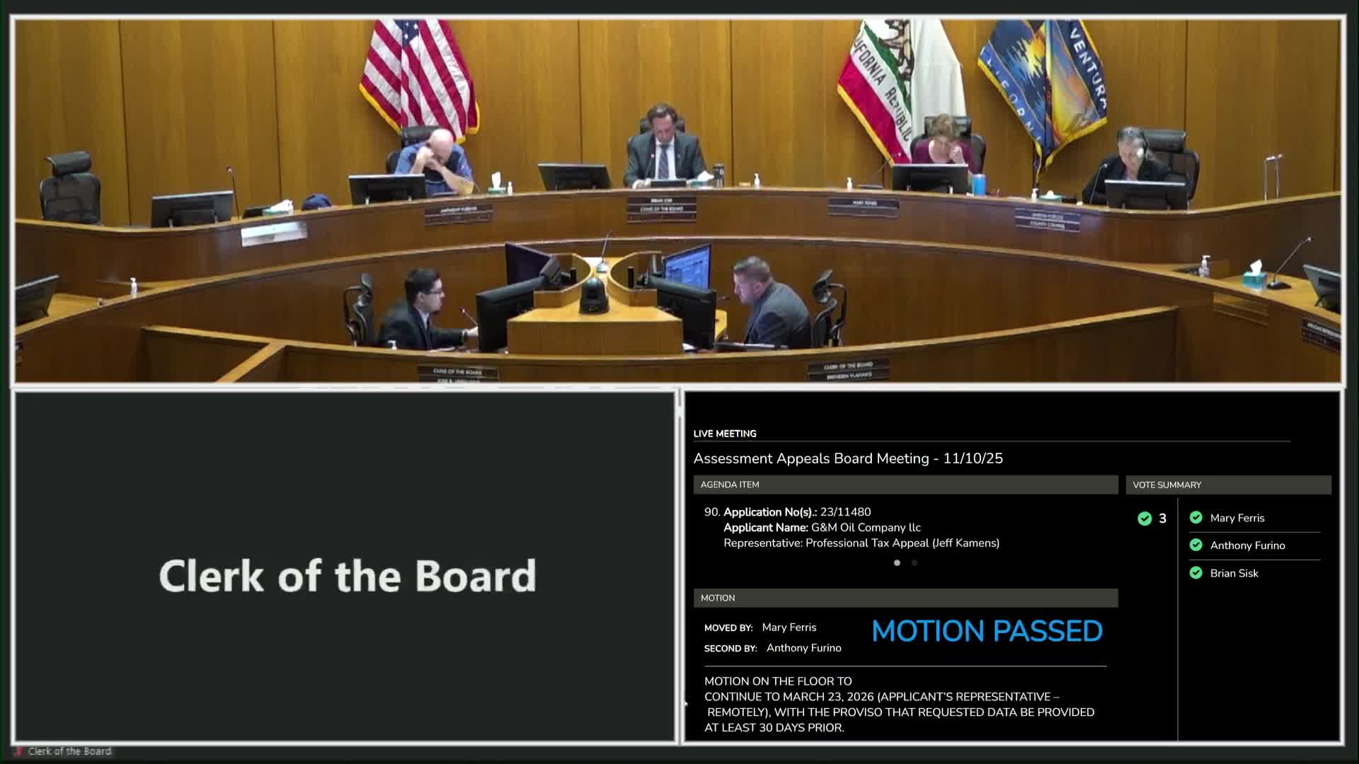 Board reopens Justine Oliver’s appeal after no‑show denial; applicant given time to submit Prop 19 paperwork