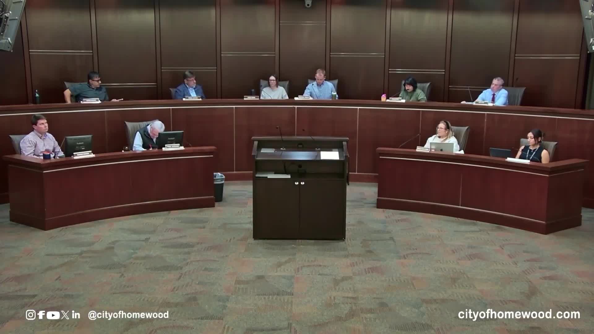 Homewood BZA votes to review application fees and approves 2026 meeting calendar