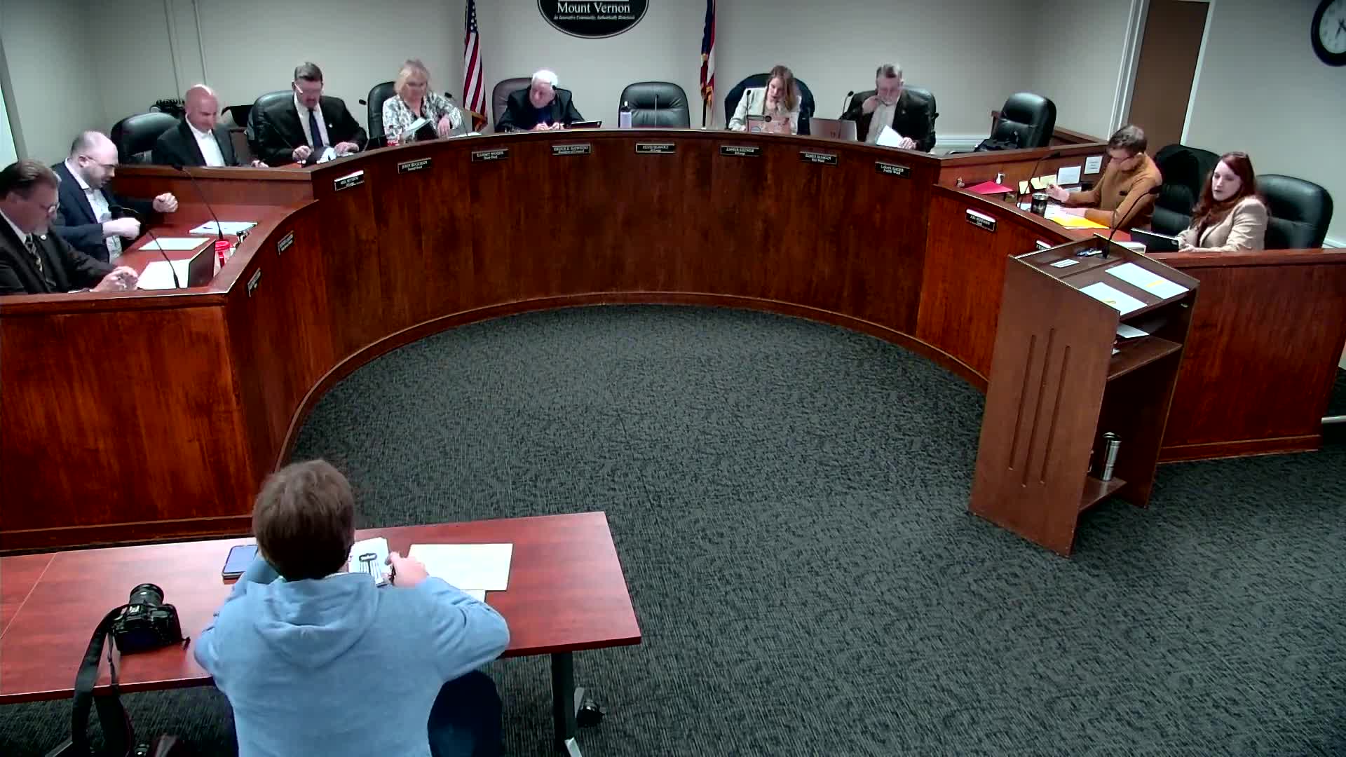 Mount Vernon council hears owner's‑rep and financing advisers as municipal building plans advance