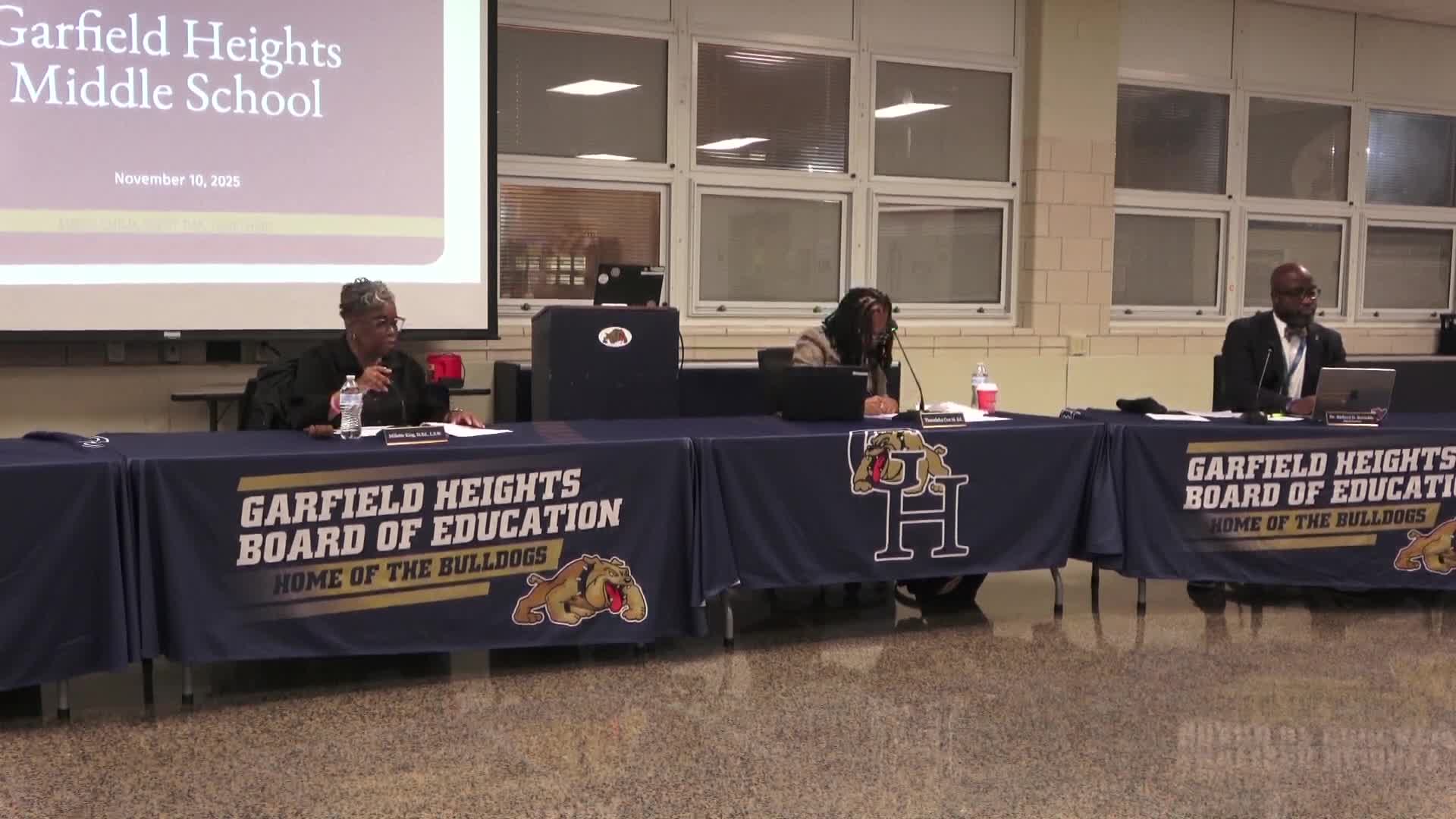 Garfield Heights middle school outlines plans to boost attendance and student achievement