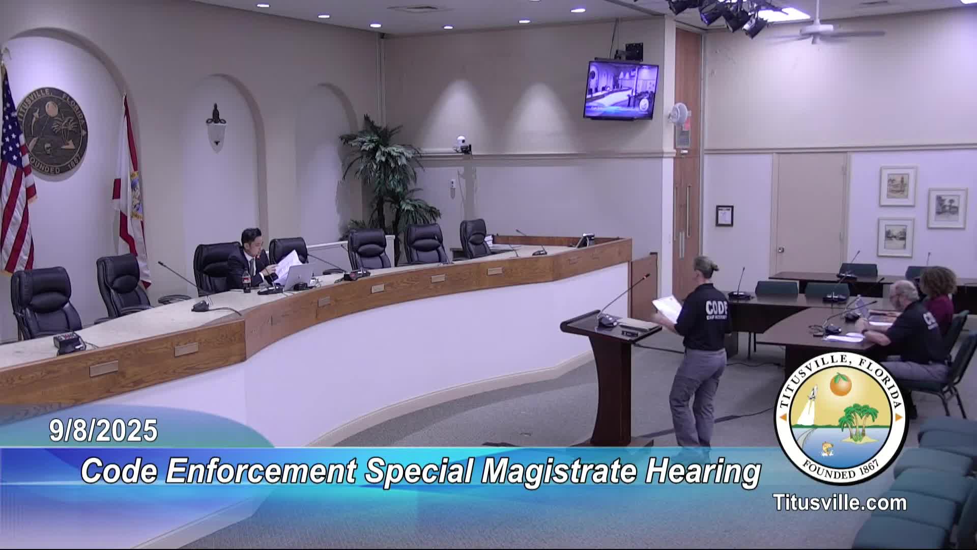 Titusville magistrate finds some properties in compliance and imposes fines, sets correction deadlines