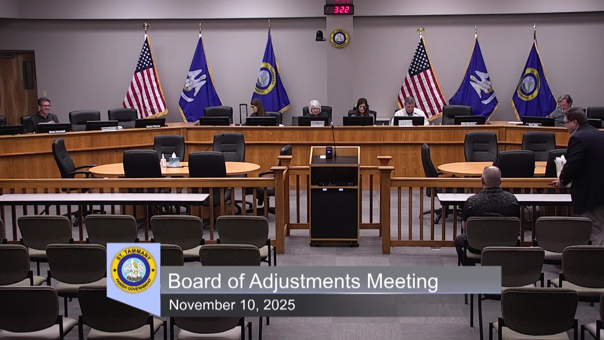 Board amends conditions and affirms variance for after‑the‑fact accessory building