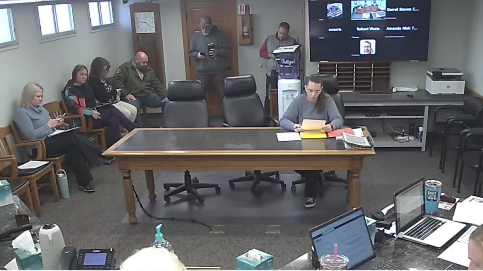 Wright County drainage trustees approve multiple work orders and name engineer for railroad petition