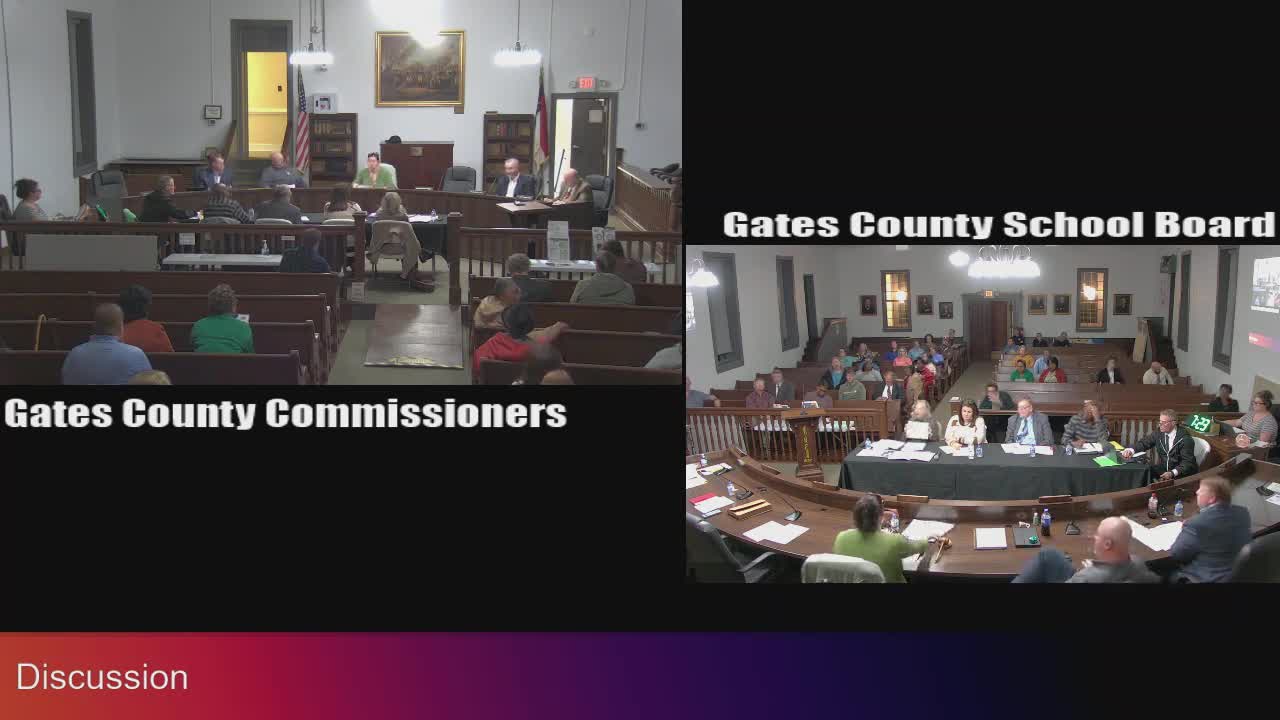 Gates County boards set consolidation timeline; public informational meetings planned before February decision