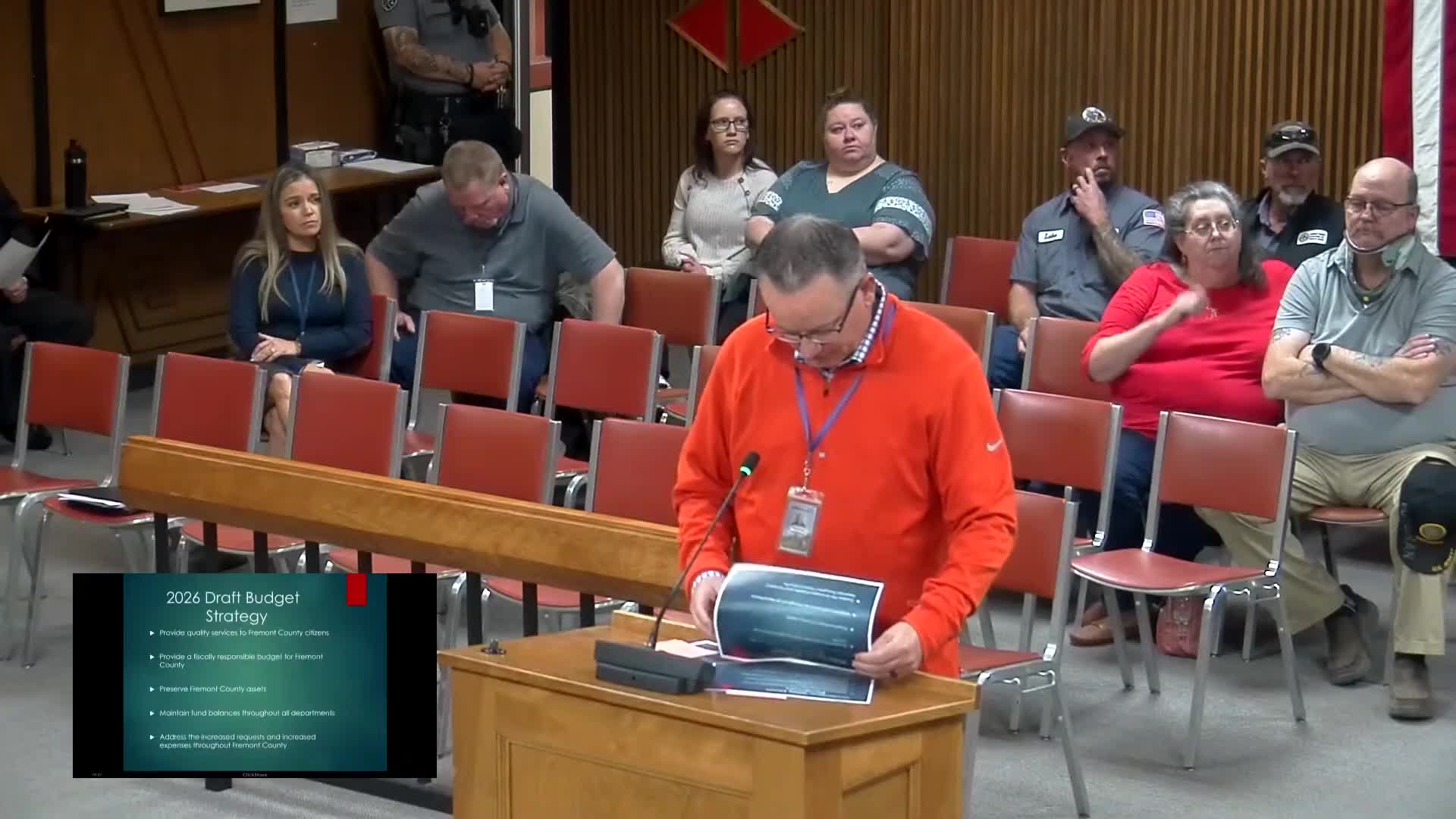 Fremont County releases 2026 draft budget with modest spending growth, raises and ARPA allocations