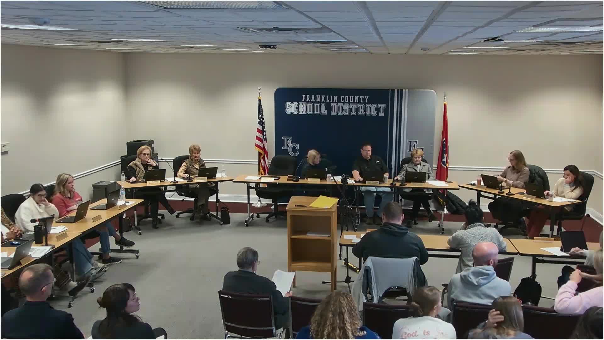 Franklin County board approves multiple policies and files financial reports