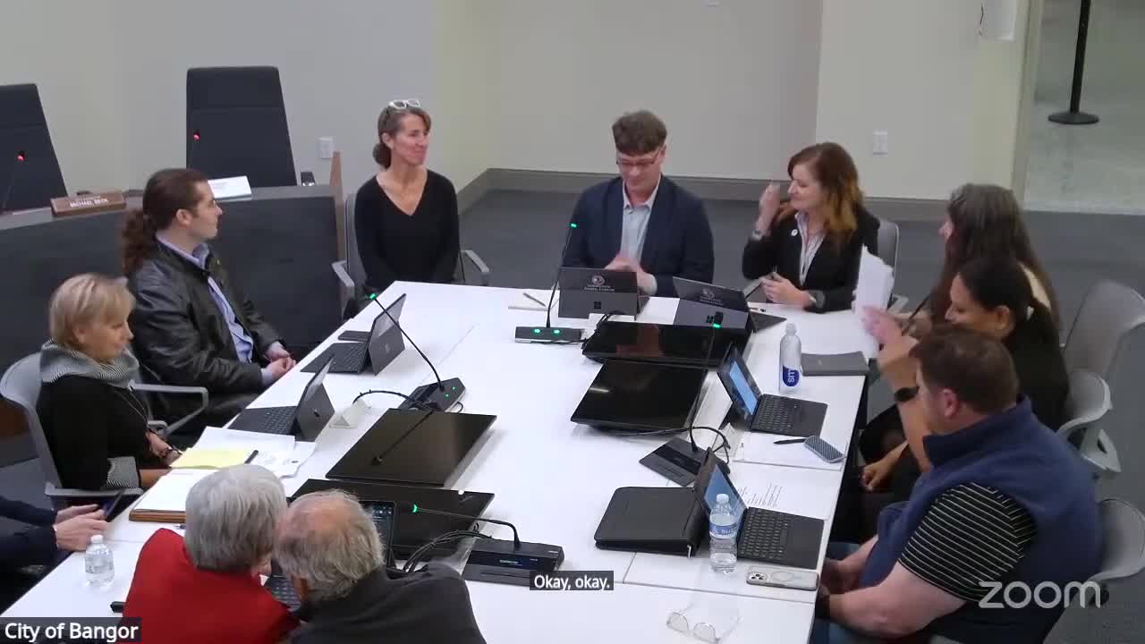 Bangor to use $60,000 in one‑time general assistance funds for winter warming centers; staff proposes splitting awards