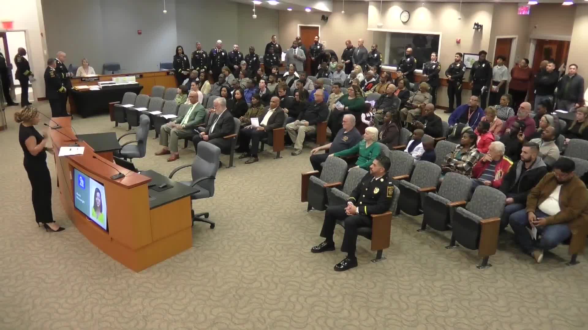 Bowie Police honors promotions and lifesaving work at Nov. 10 ceremony