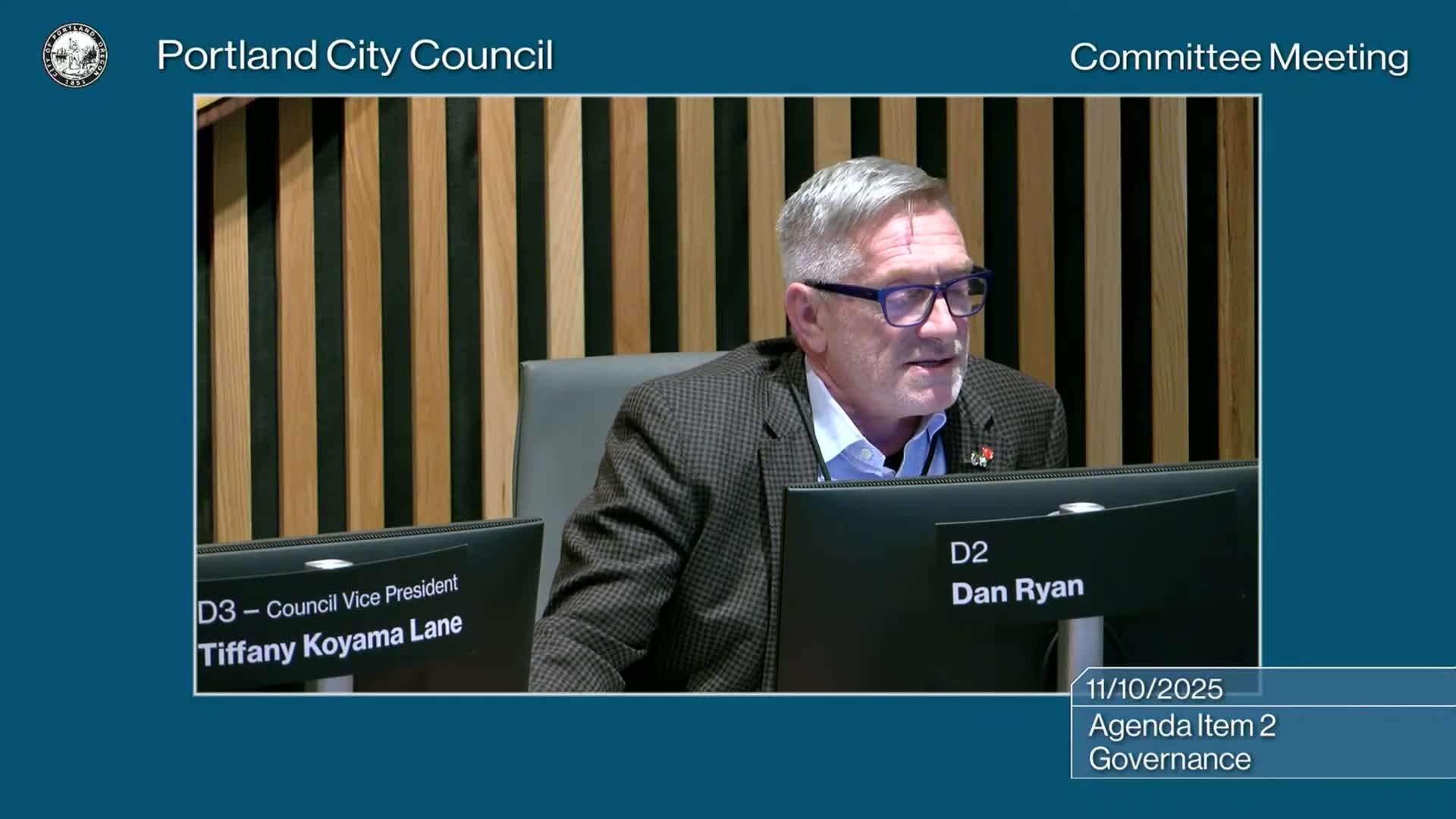 Governance committee debates annual strategic-priority setting and proposed council rule changes; language to be redrafted