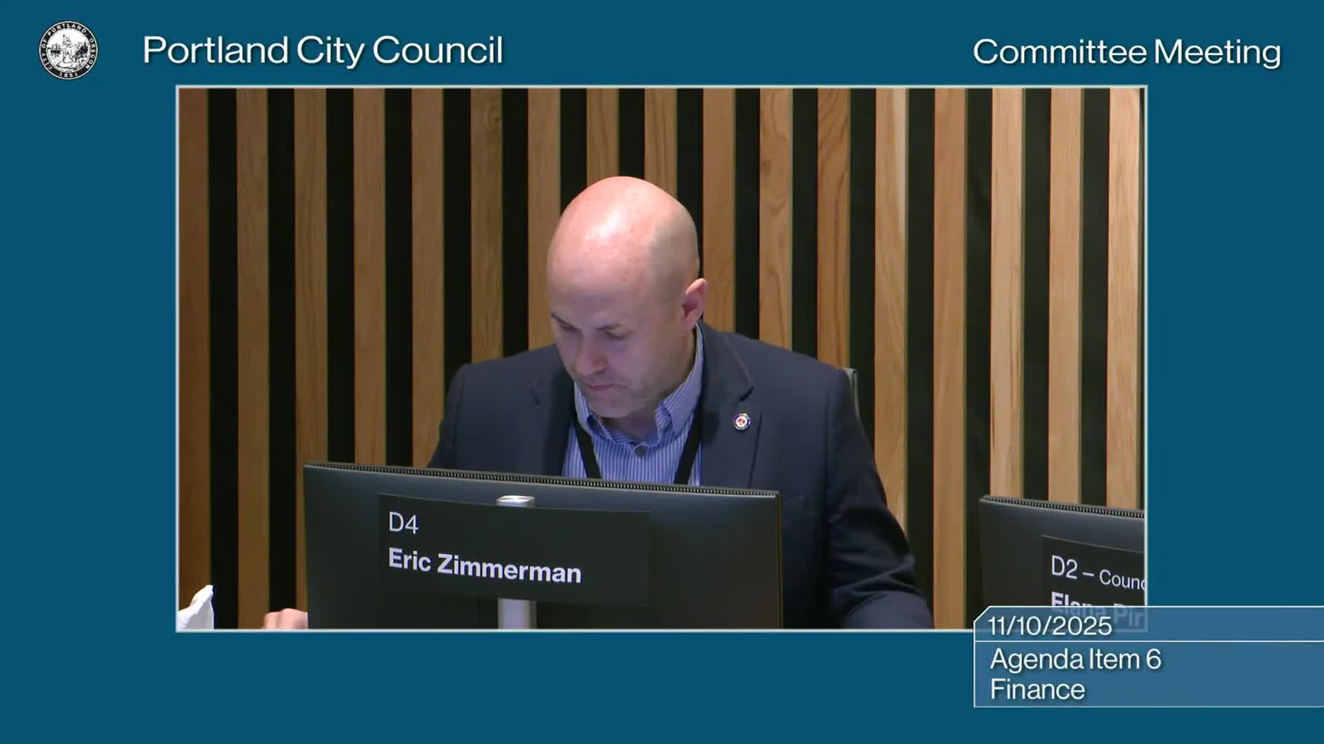 Finance Committee forwards FPDR reappointment and two RDAB confirmations to full council