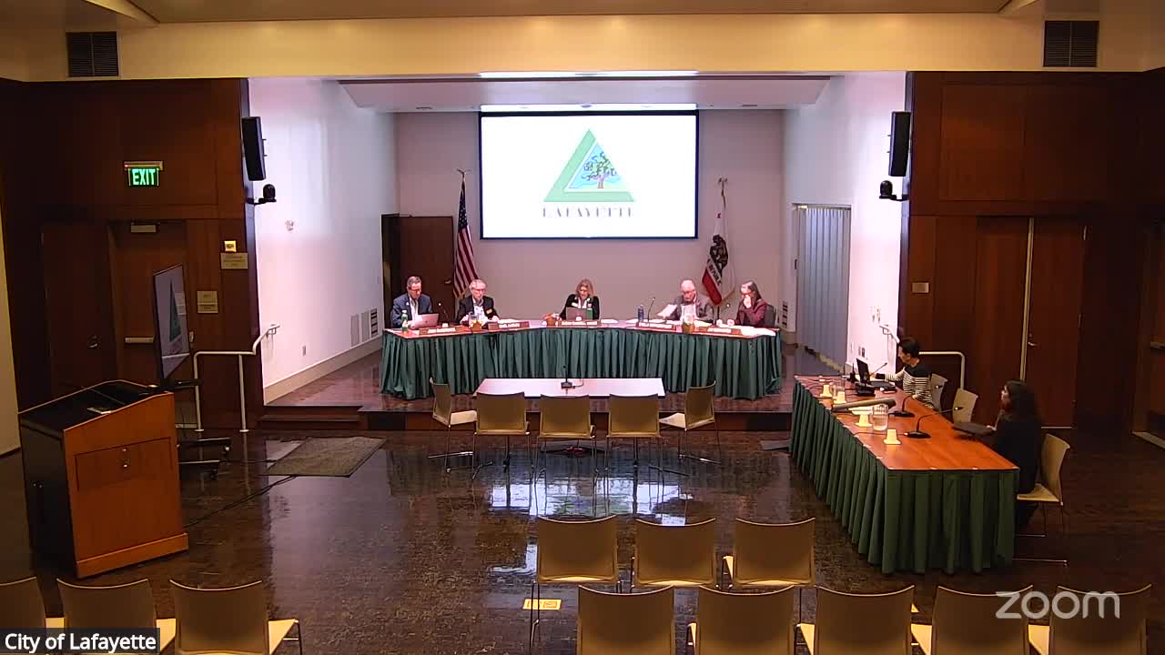 Votes at a glance: Lafayette council approves consent calendar, committee appointment and a special-event street closure