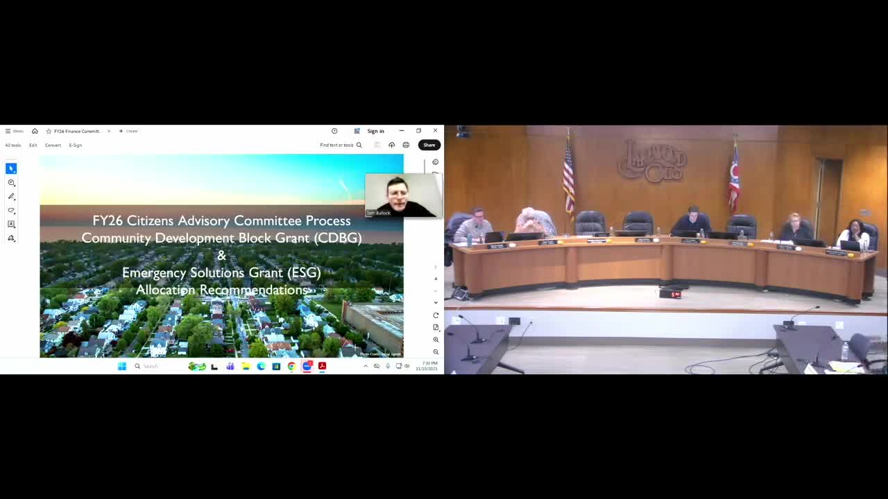 Lakewood committees endorse CAC’s FY26 CDBG/ESG funding recommendations, approve lease and grant measures to move to council