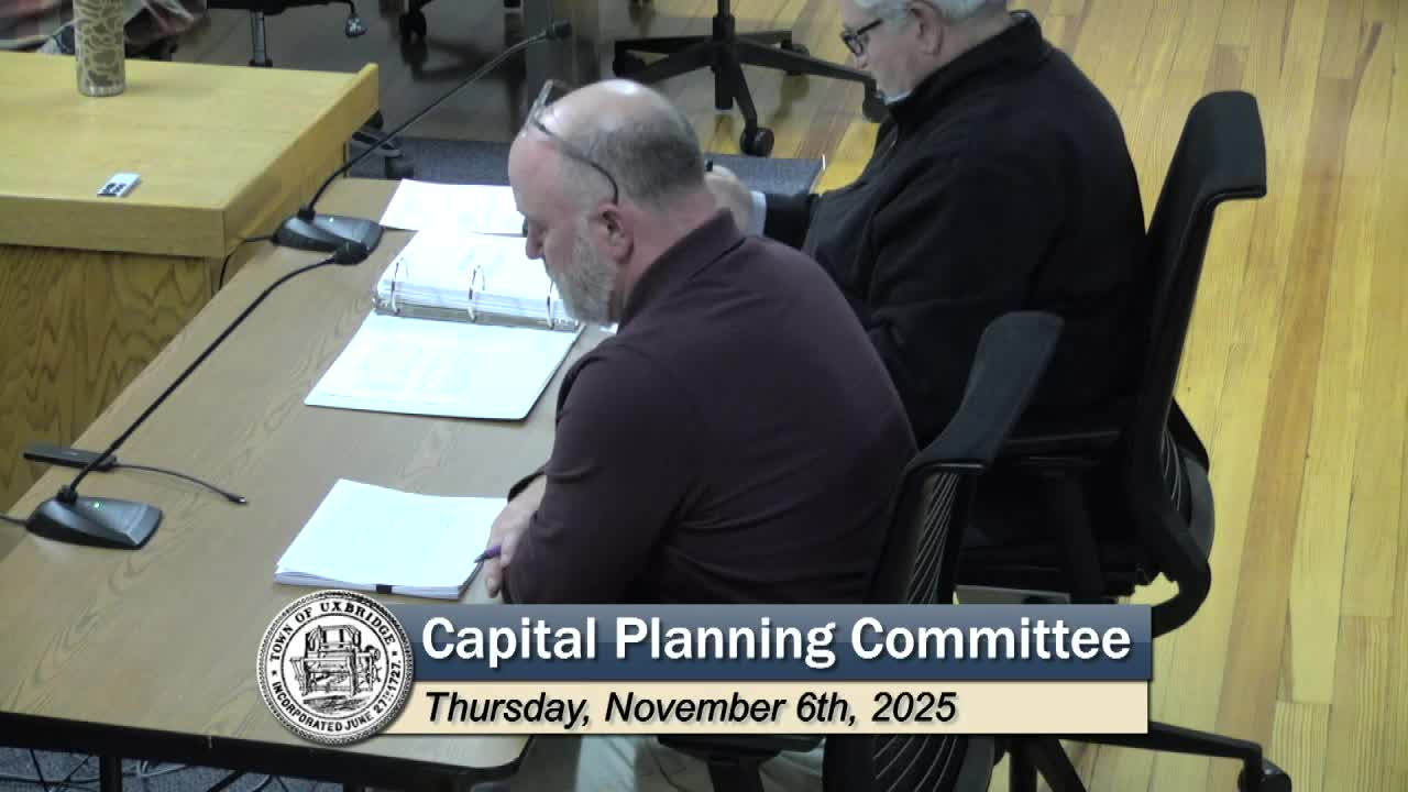 Uxbridge DPW reports near-complete legacy-soil removal, equipment deliveries and plans to expand asset management