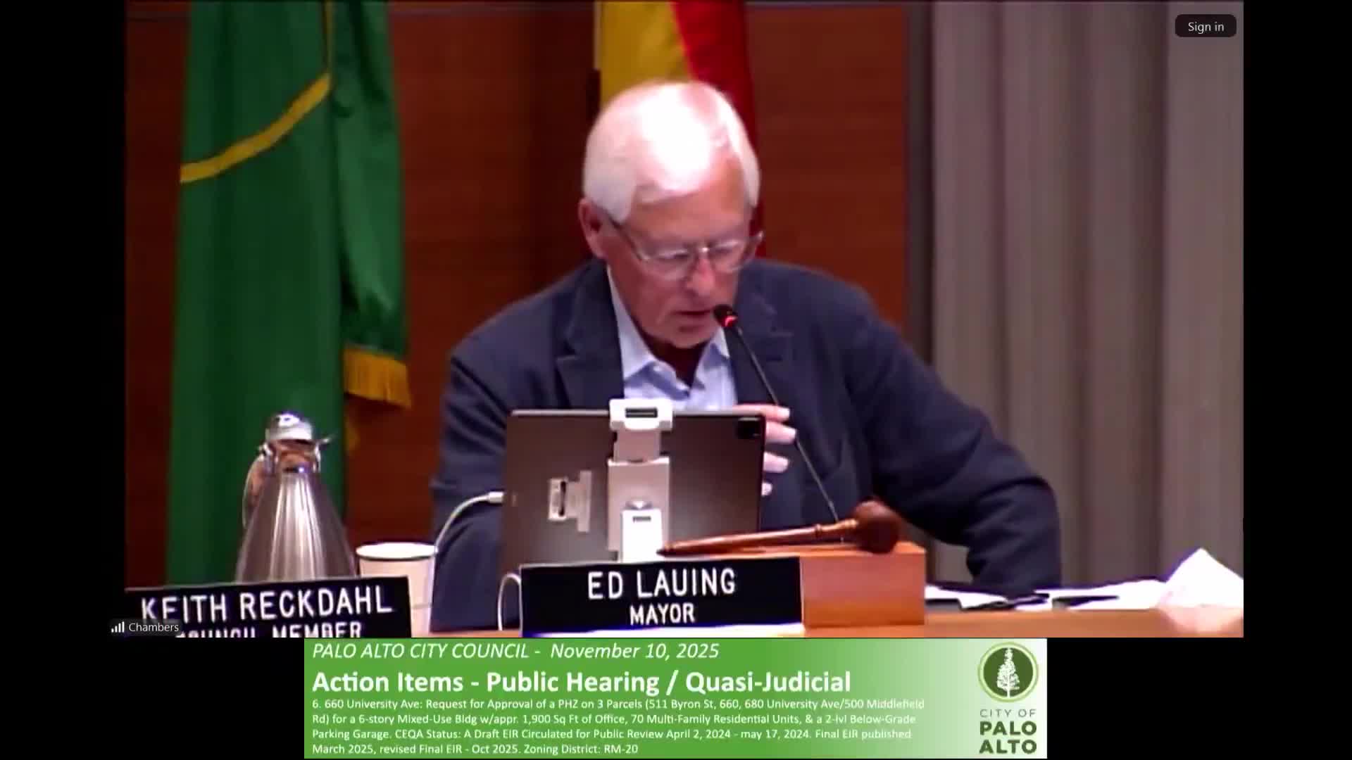 Palo Alto Council approves 660 University Avenue planned-community rezoning after heated hearing, with tree protections and parking conditions