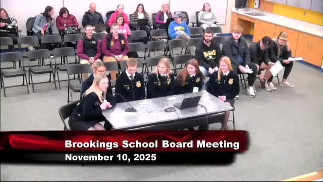 Brookings FFA reports state and national successes; students highlight community service and competitions