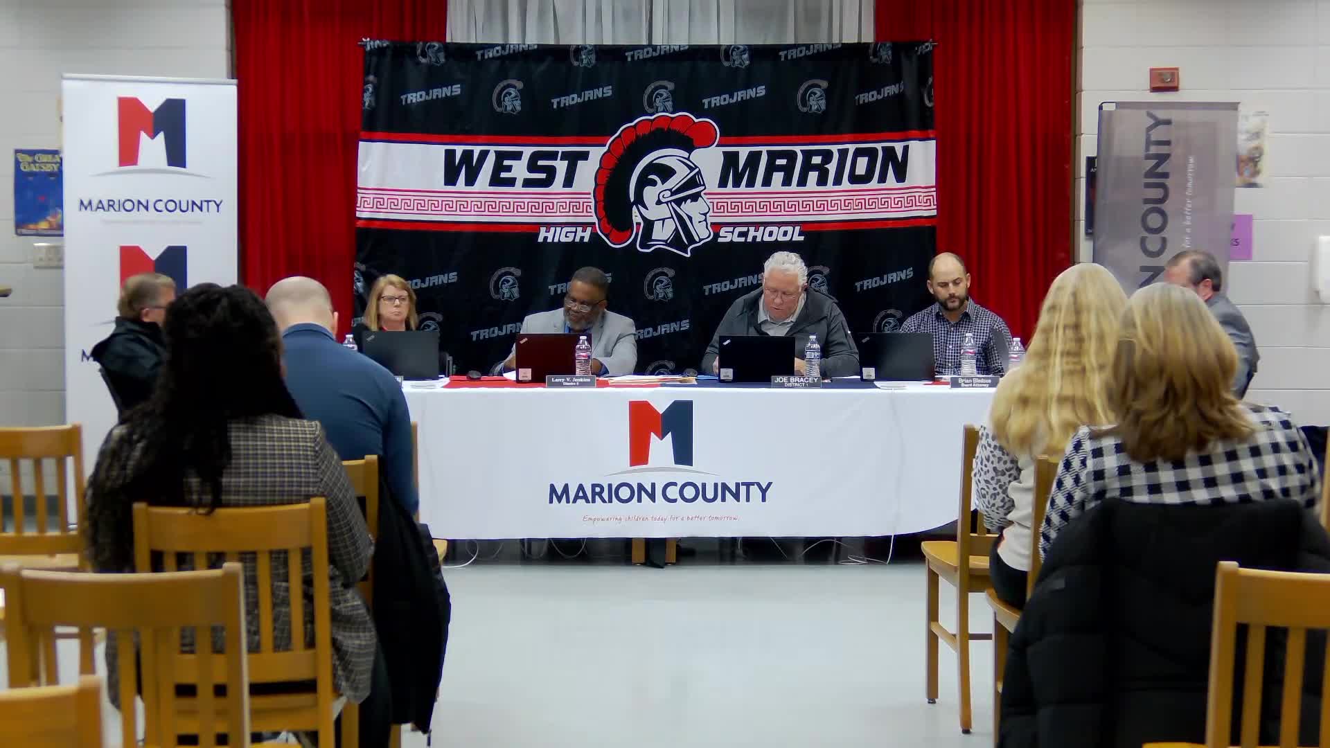 Board accepts construction quote for East Marion band hall; project under budget