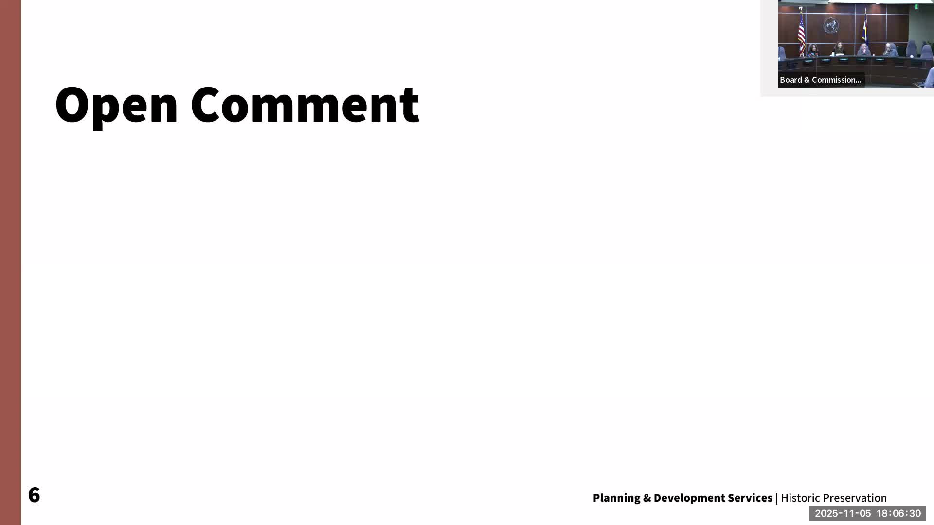 Boulder Landmarks Board debates reworking demolition/site-review sequence and updating window guidelines ahead of Dec. 19 council letter