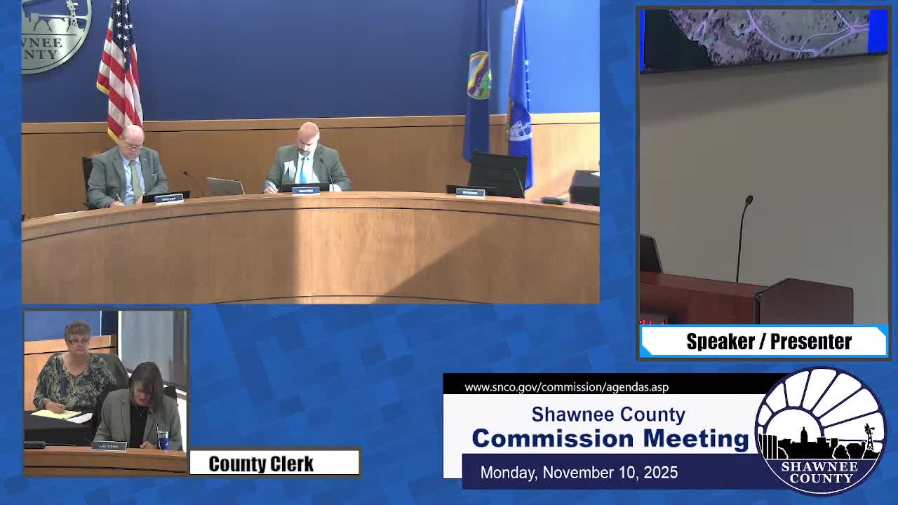 Shawnee County commissioners approve $3.22 million in vouchers, contracts and staffing additions