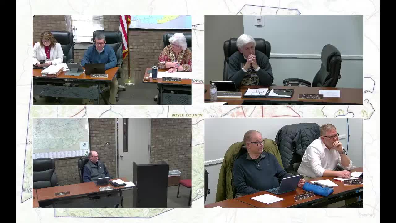 Boyle County declines immediate $5,000 sponsorship request for regional recovery initiative while pursuing larger local opioid grant