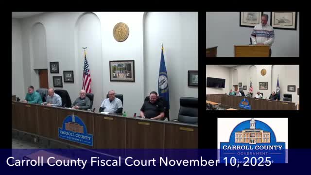 Carroll County reports completion of LED upgrades, solar panels due in December; Phase 2 Courthouse tower review requested